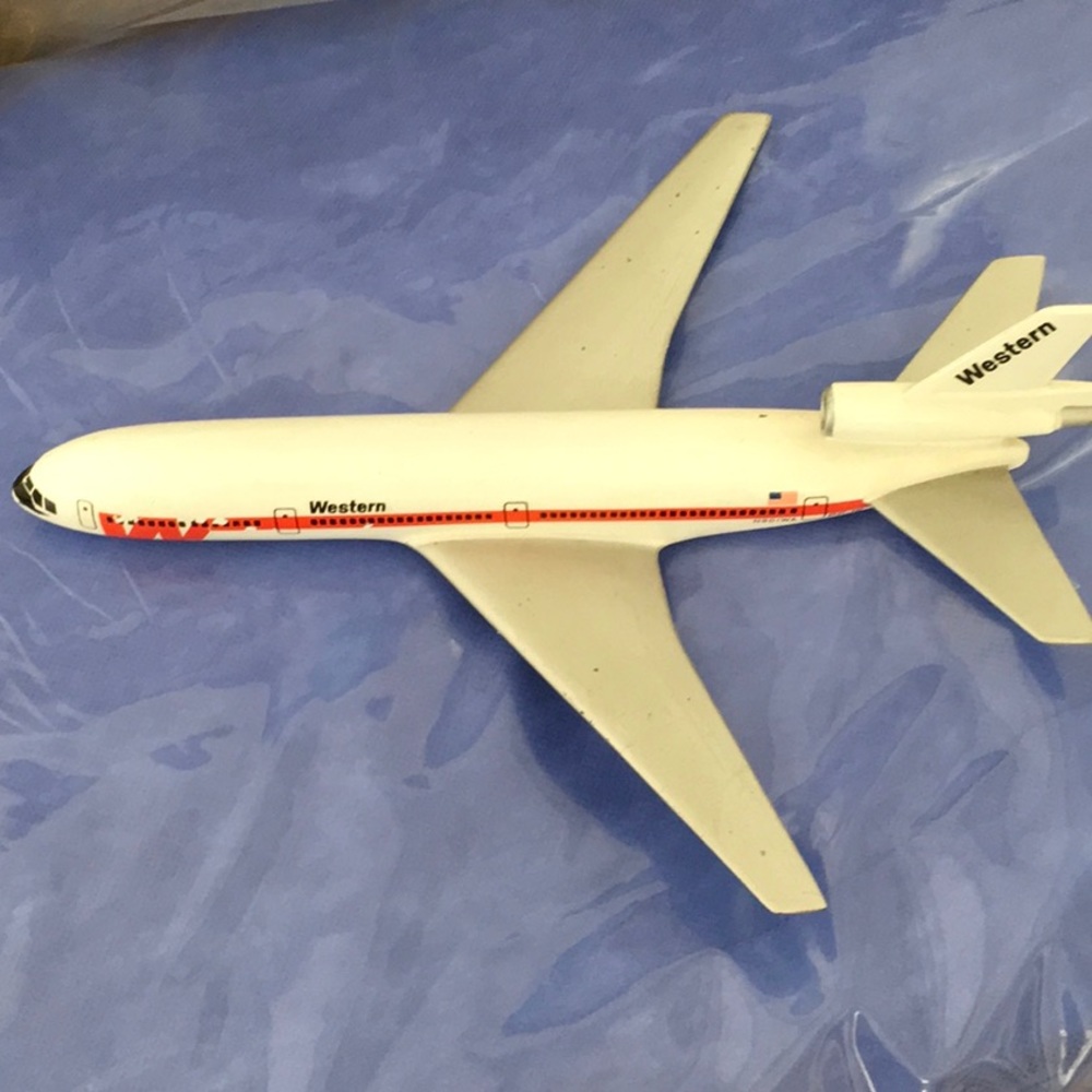 Vintage Western Airlines Plane